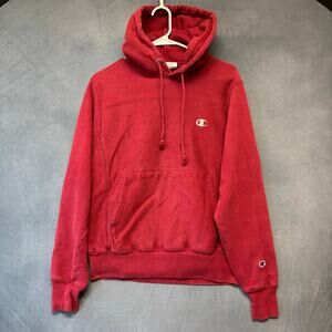 Vintage Champion Reverse Weave Hoodie Sweatshirt Mens Small Heavy-Duty Grunge